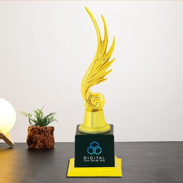 Wing Trophy Buy Golden Wing Customized Trophy Award | yourPrint