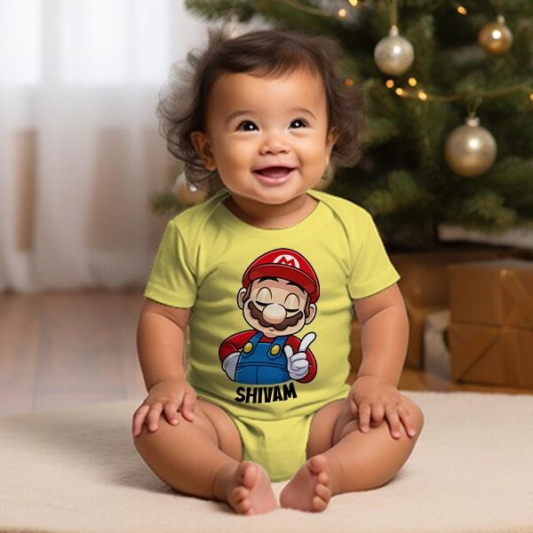 Cartoon Customized Photo Printed Infant Romper for Boys & Girls