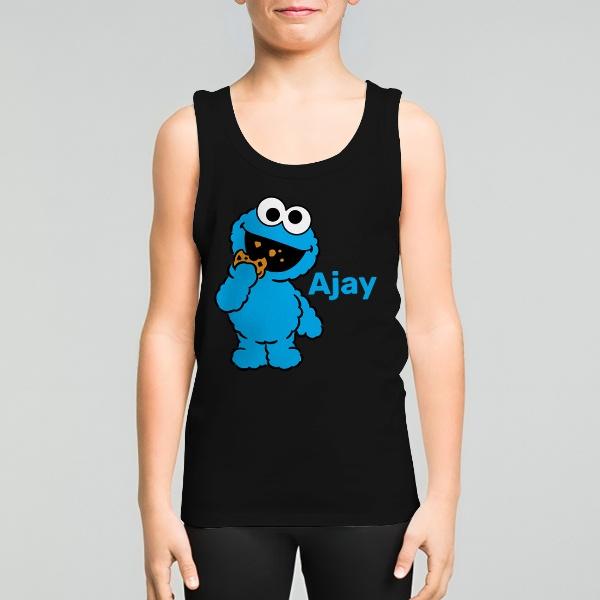 Cookie Eater Customized Kid’s Cotton Vest Tank Top