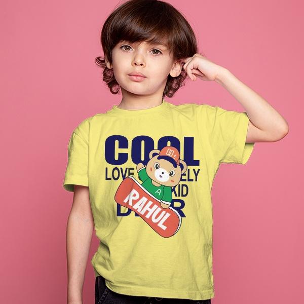 Cool Kid Customized Half Sleeve Kid’s Cotton T-Shirt