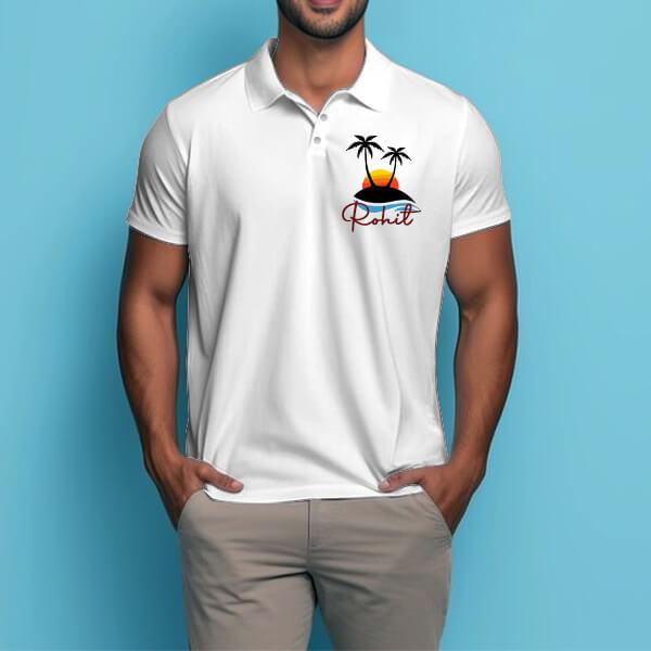 Cool Vibes Polo Customized Half Sleeve Men’s Cotton Polo T-Shirt