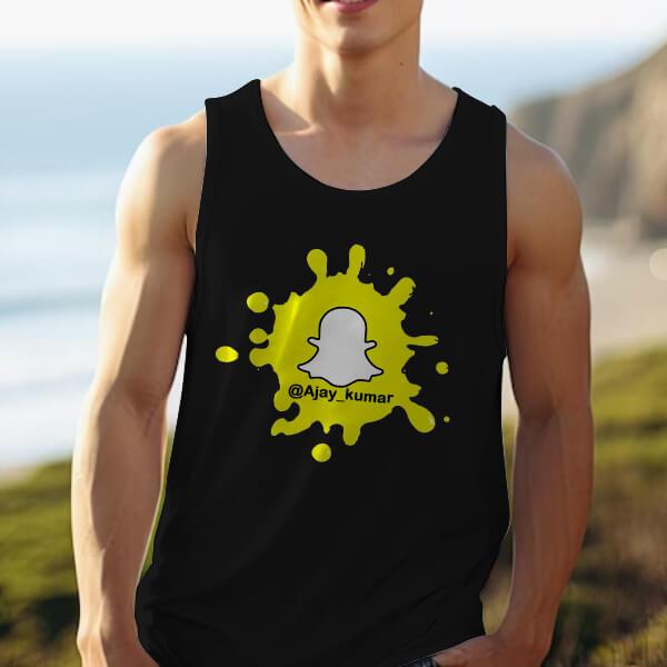 Snap ID Customized Tank Top Vest for Men