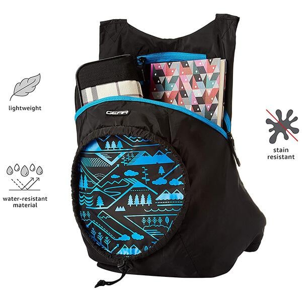 Blue-Black Customized Gear Backpack