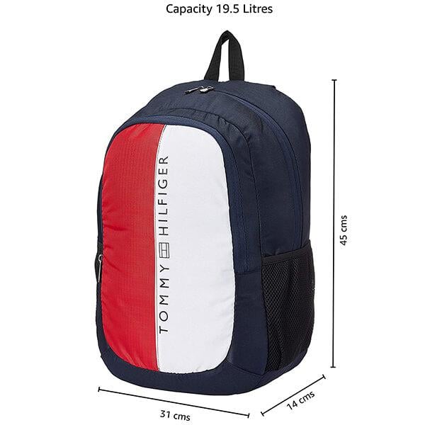Red - White Customized Tommy Hilfiger Laptop Backpack