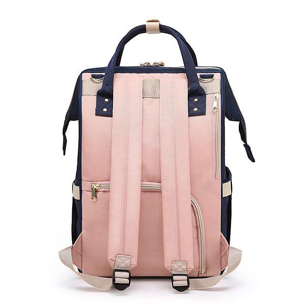 Blue & Light Pink Customized Motherly Bag