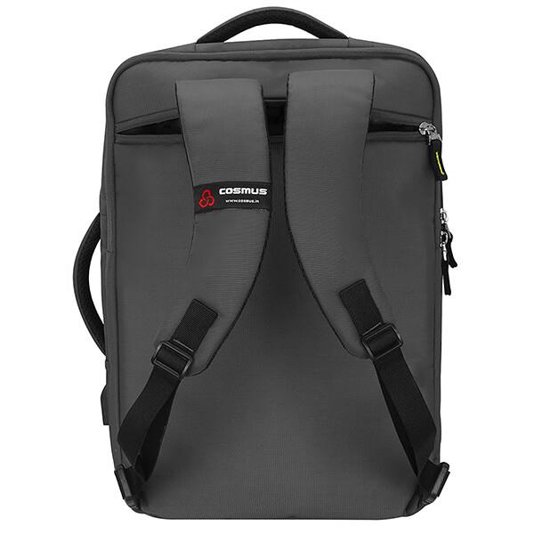 Grey Customized COSMUS Unisex Multi-functional Convertible Shoulder Backpack, fits 15.6-Inch Laptop