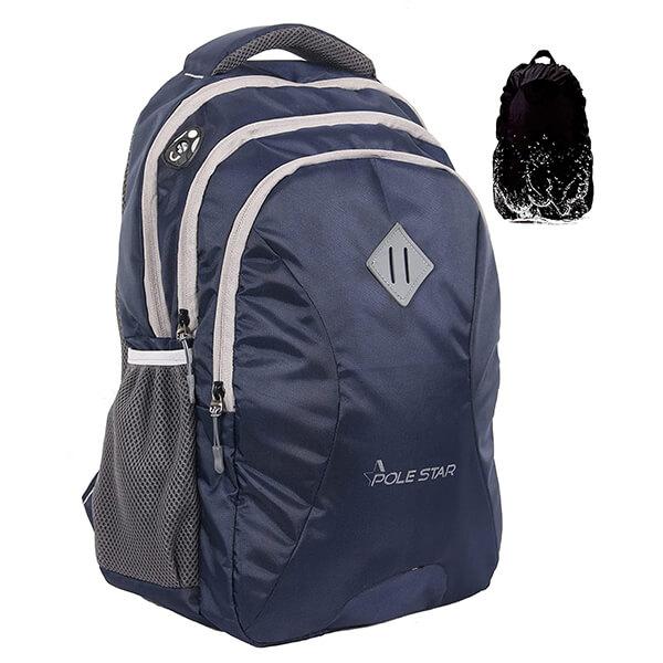 Navy Blue Customized POLESTAR 34 L Backpack with 15.6