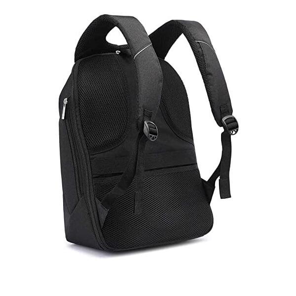 Black Customized Anti Theft Backpack, 15.6 Inch Laptop with USB Charging Port and Water Repellent