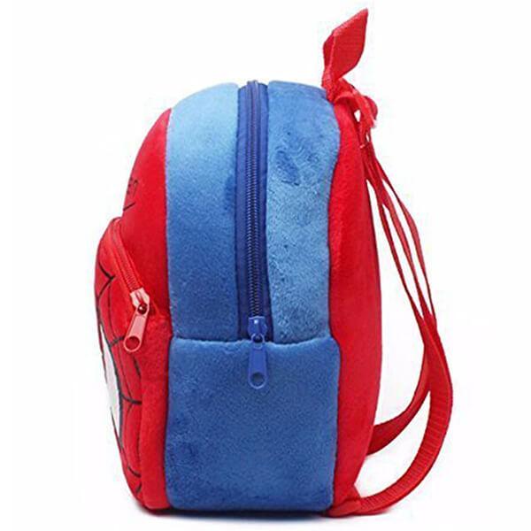 Red Customized SpiderMan Cartoon Bag For Kids