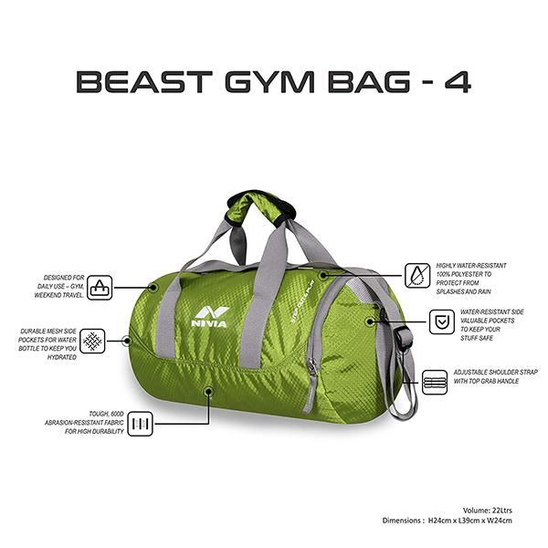 Green Customized Gym Bag