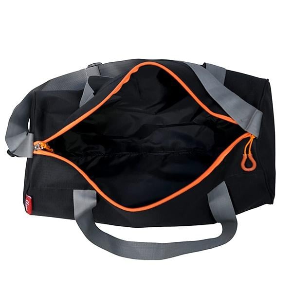 Black Customized Polyester Trendy Sports Duffle Gym Bag, Shoulder Bag