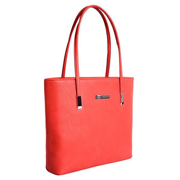 Red Customized Lino Perros Women Leather Tote Bag
