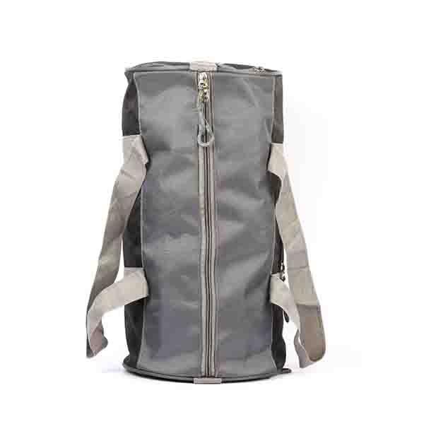 Grey Customized Polyster Gym Duffel Bag (Dimensions -45 cm x 23cm x23cm)