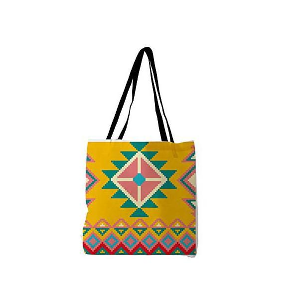 Yellow Customized Canvas Tote Bag For Women