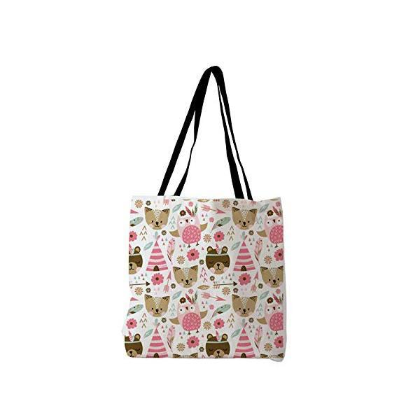 Animals Design Customized Canvas Tote Bag