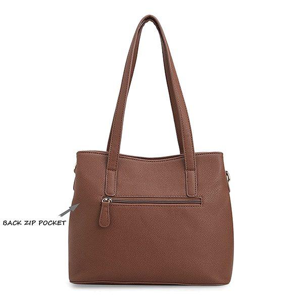 Brown Customized Lavie Handbag