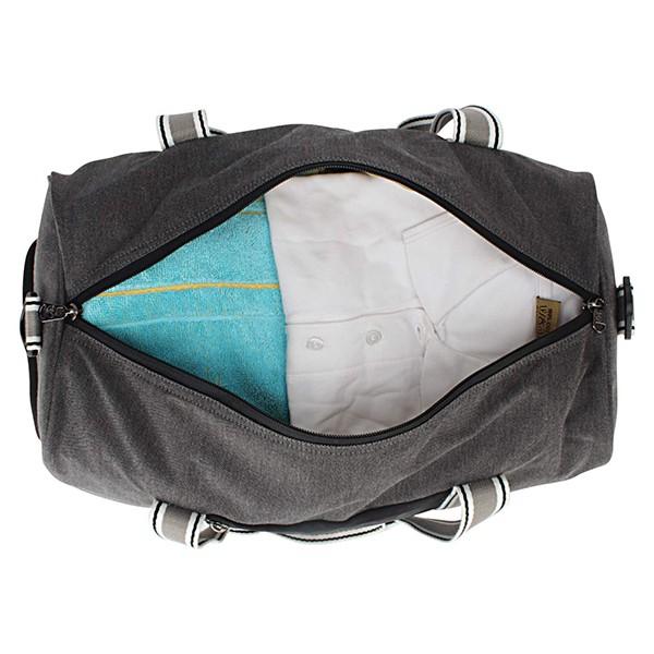 Grey Customized Urban Tribe Gym Bag with Separate Shoe Compartment