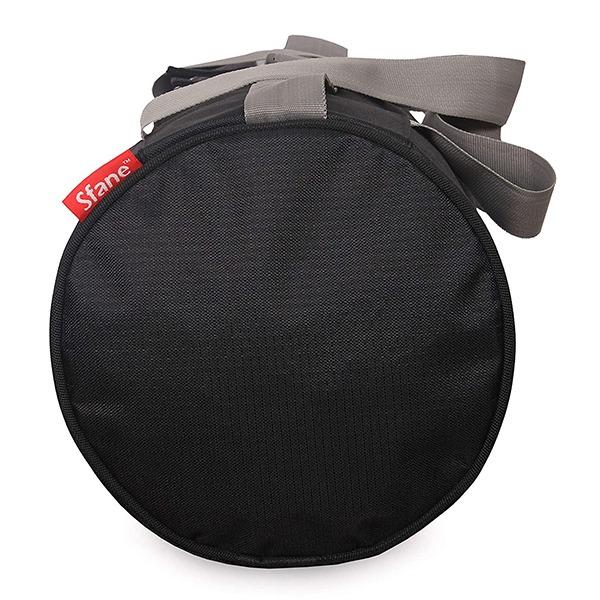 Black Customized Polyester Duffle Gym Bag/Shoulder Bag for Men & Women