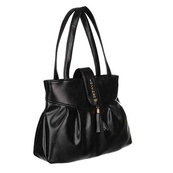 Black Customized Women's Casual Daily Use Travel/Office Handbag