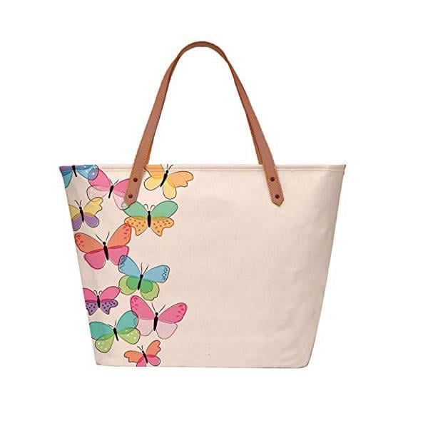 Butterfly Design Customized Women's Tote Bag
