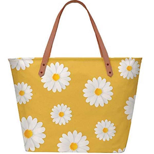 Yellow Customized Canvas Tote Bag