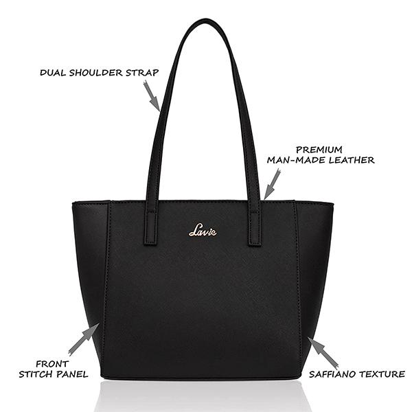 Black Customized Lavie Women's Tote Handbag