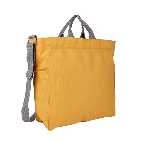 Golden Yellow Customized Women Canvas Tote Handbag