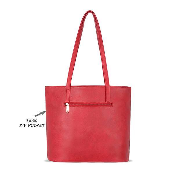 Red Customized Lavie Women’s Tote Bag