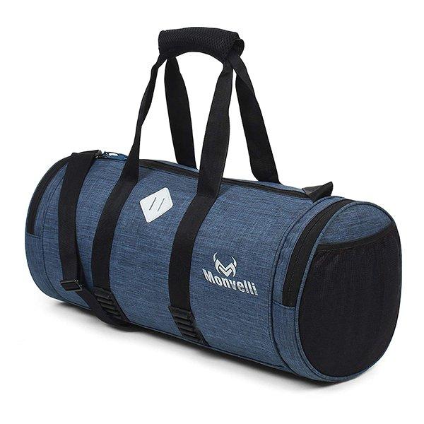 Blue Customized Gym/Duffel Bag Polyester Long Lasting Material Bag Shoulder Bag for Men and Women