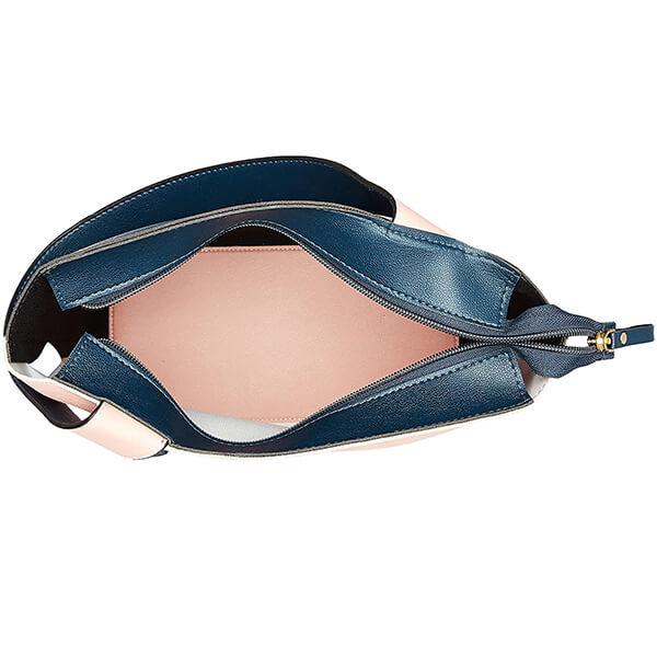 Pink Navy Blue Customized Women's Fashion Handbag