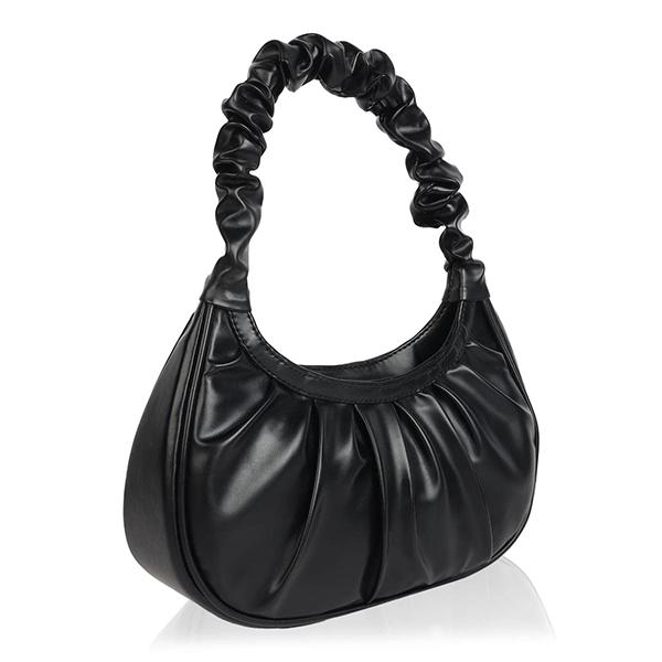 Black Customized Fancy Handle Bag