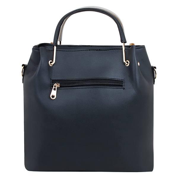 Grey Black Customized Multicolor Women's Handbag (Pack of 2)