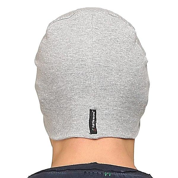 Grey Customized Cotton Skull Cap