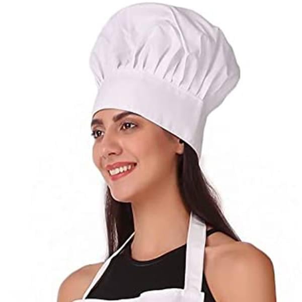White Customized Unisex Chef Cap