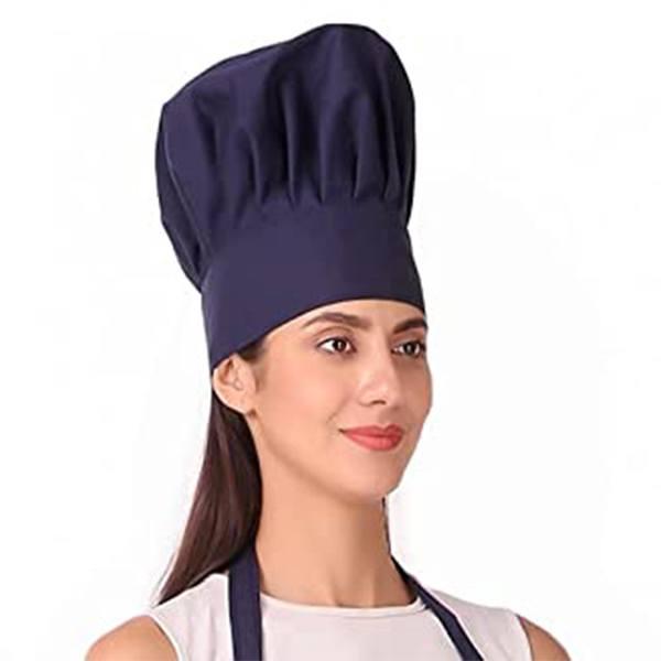 Navy Blue Customized Adjustable Unisex Cooking Chef Cap Hat
