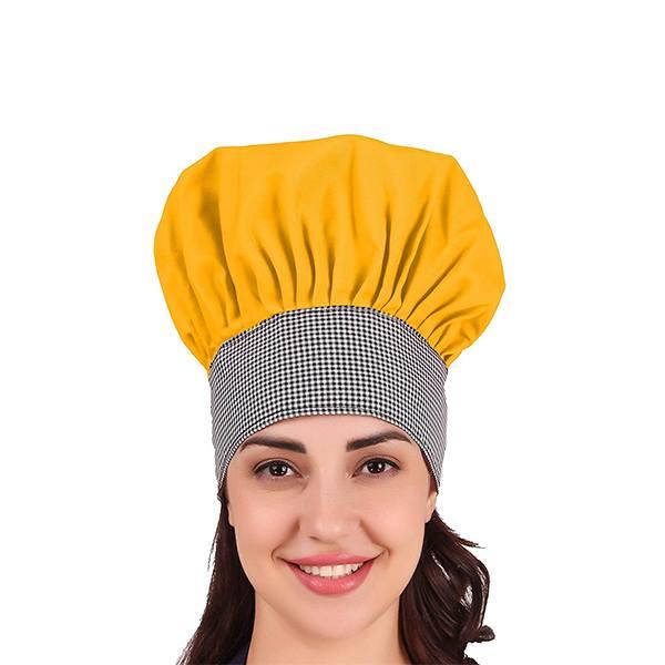 Yelow Customized Unisex Chef Cap Hat