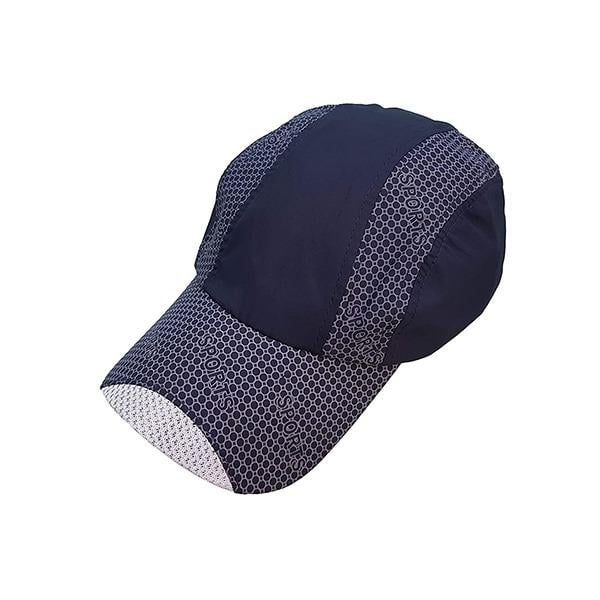 Dot Blue Customized Baseball Sports Cap Sporting Hat With Adjustable Velcro