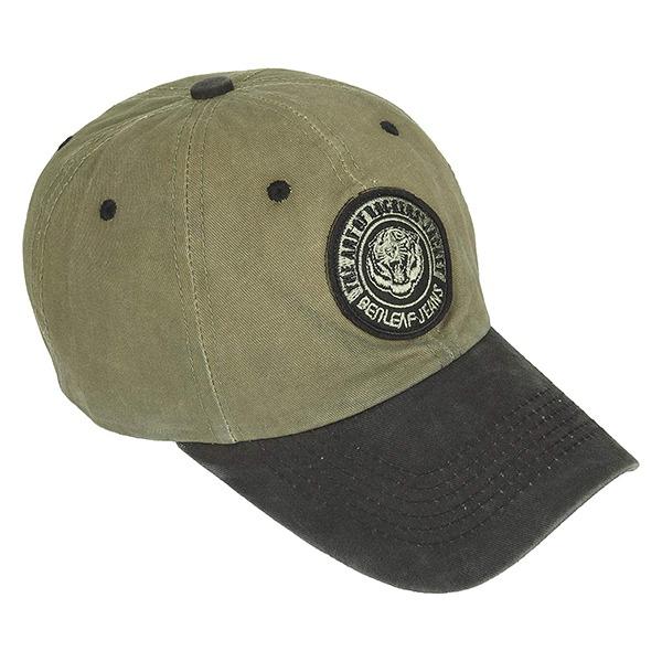 Khaki Customized Unisex Cotton Baseball Warm Cap, Free Size