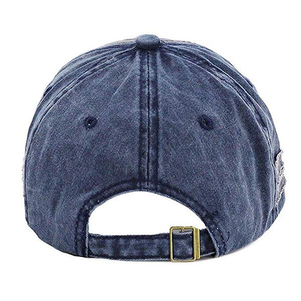 Dark Blue Customized Denim 1969 Stylish Cap