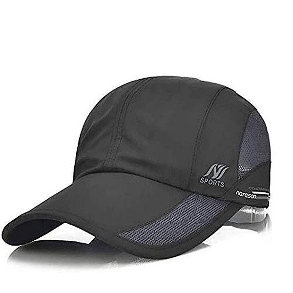 Black Customized Adjustable Unisex Sports Cap