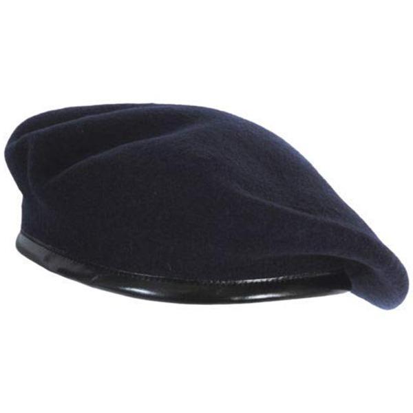 Blue Customized Unisex French Woolen Beret Cap