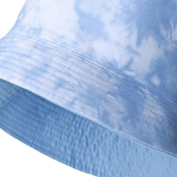Blue Dyed Customized Bucket Unisex Hat