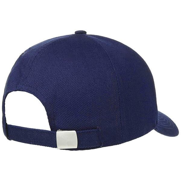 Blue Customized Unisex Cap Free Size with Adjustable Metal Buckle