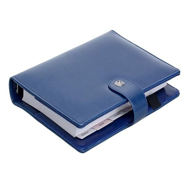 Blue Customized New Year 2022 Diary, PU Leather (20 x 14 x 3 cm)