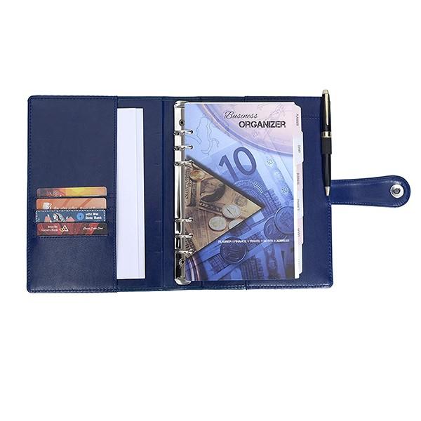 Blue Customized New Year 2022 Diary, PU Leather (20 x 14 x 3 cm)