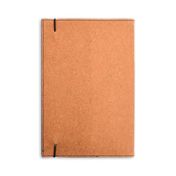 Black Orange Customized Faux Leather Executive Notebook Diary 2022 (A5, Soft Bound With Elastic Band,192 Ruled pages, 80 GSM)