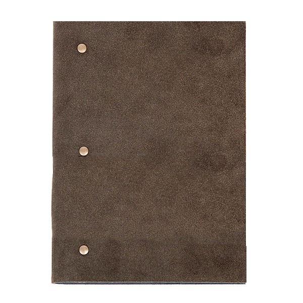 Grey Customized Leather Journal Diary