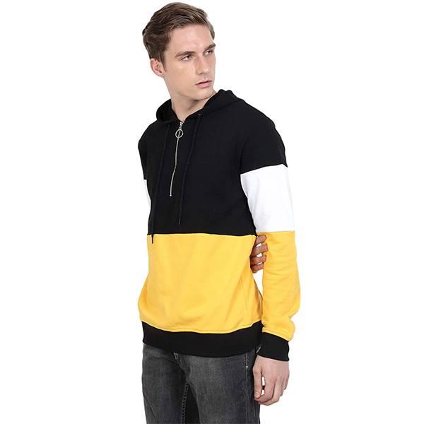Multi Colour Customized Men's Knitted Polycotton Full Sleeve Round Neck Oversized Hoddie Jacket