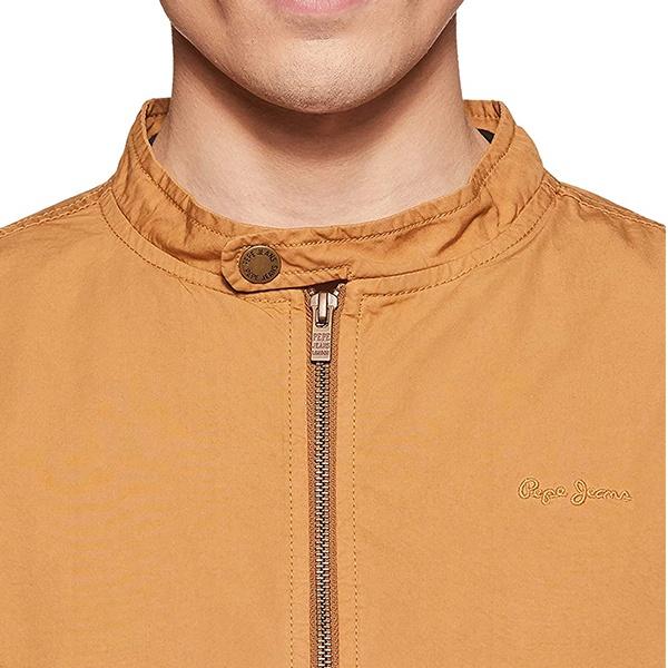 Brown Customized Pepe Jeans Men's Jacket