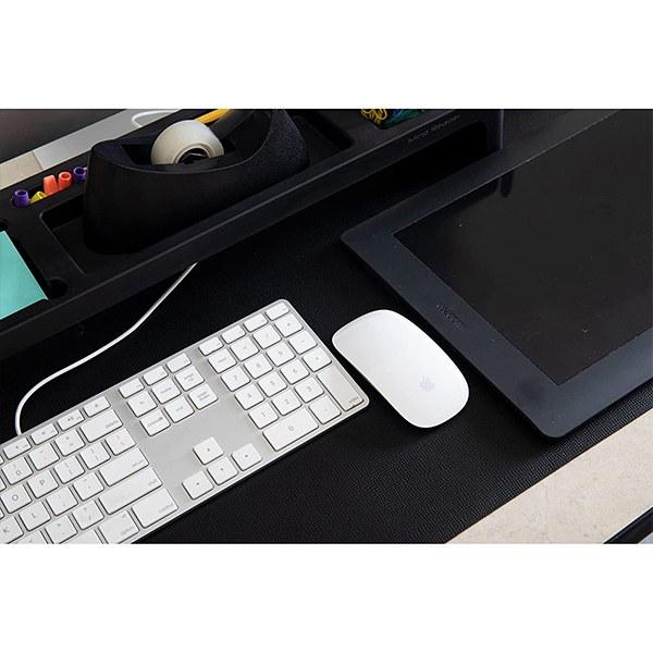 Black Customized Desk Mousepad Extended Waterproof Microfiber Gaming Keyboard Mouse Pad Single Side Use (80x40 cm)